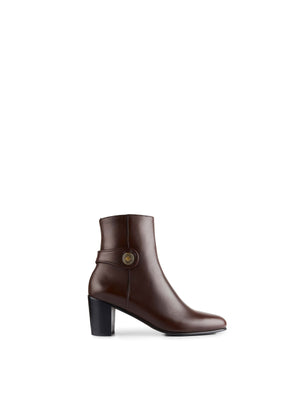 The Upton Ankle Boot - Mahogany Leather