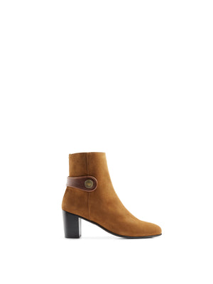The Upton Ankle Boot - Tan Suede