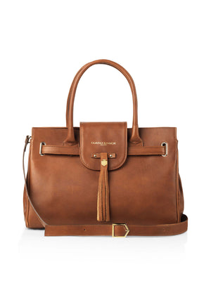 The Windsor Handbag - Tan Leather